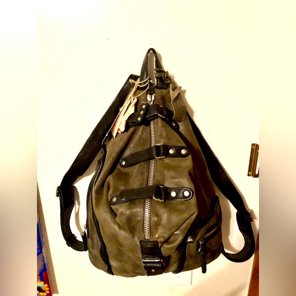 NWT A.S.98 BIRCH BACKPACK IN JUNGLE GREEN
